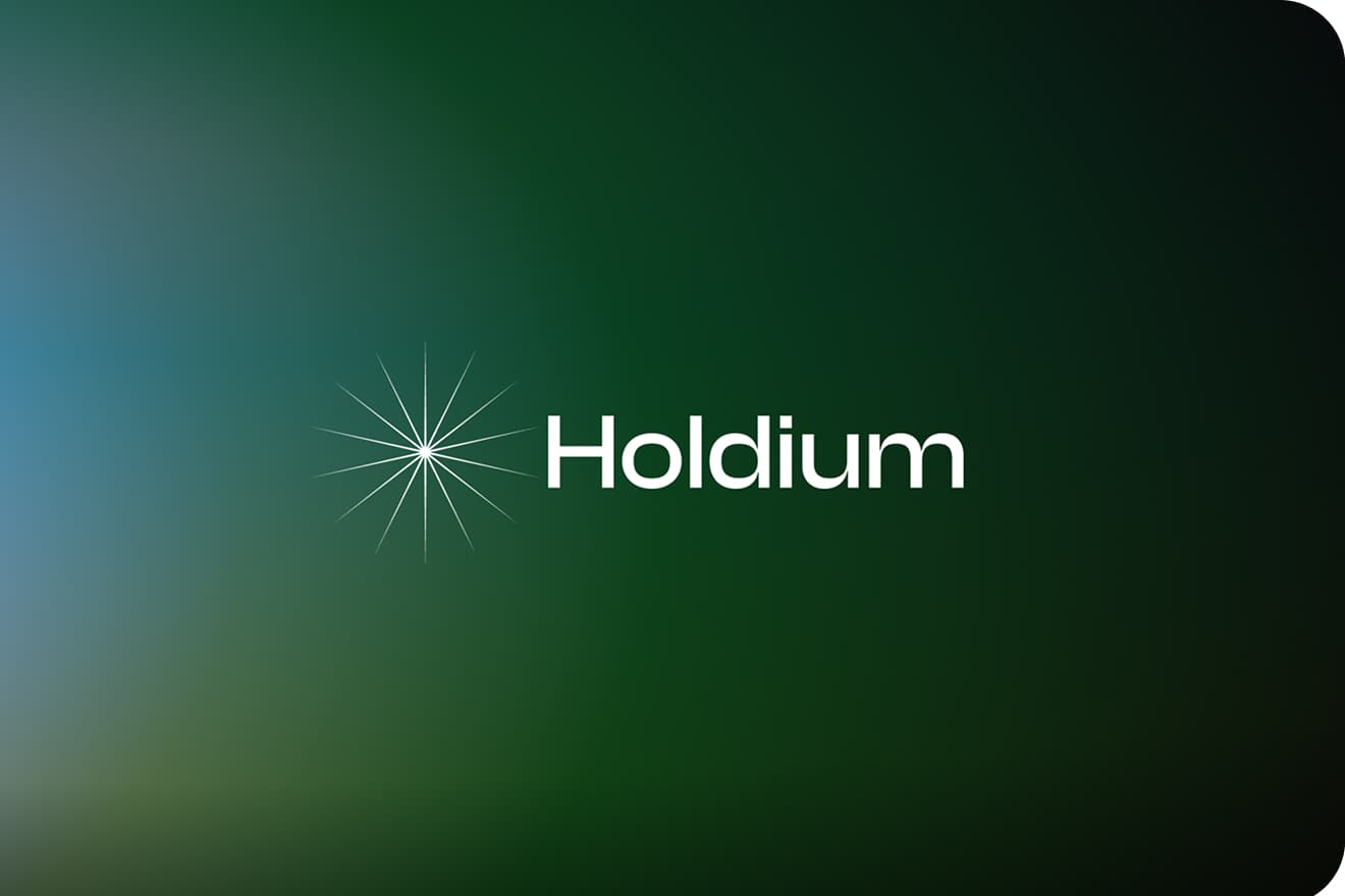Holdium wallet interface
