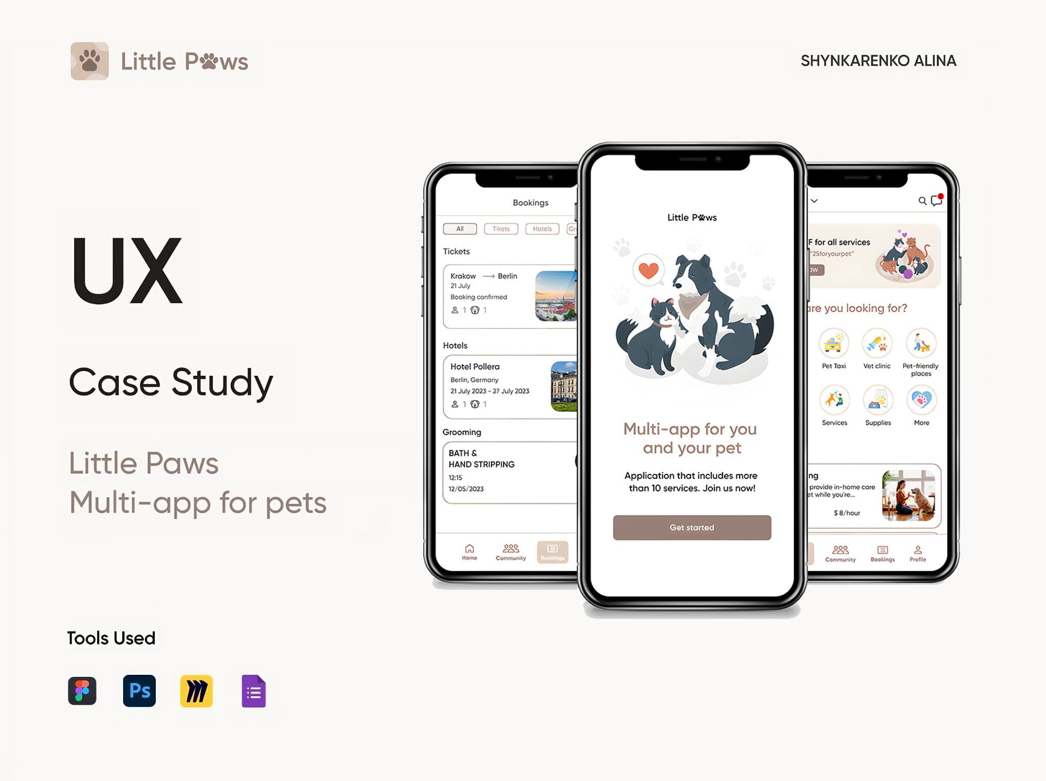 Little Paws hero slides