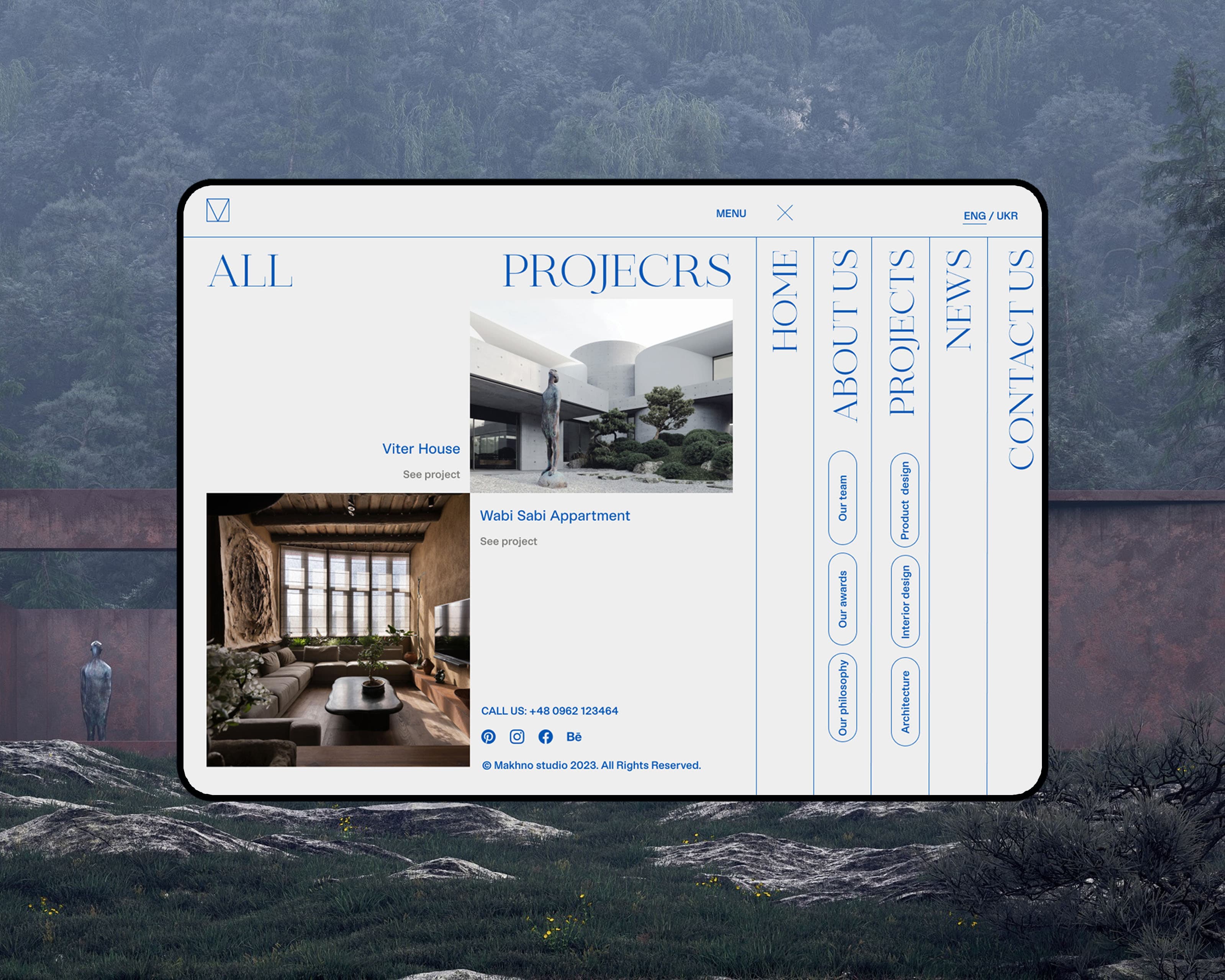 Makhno studio website